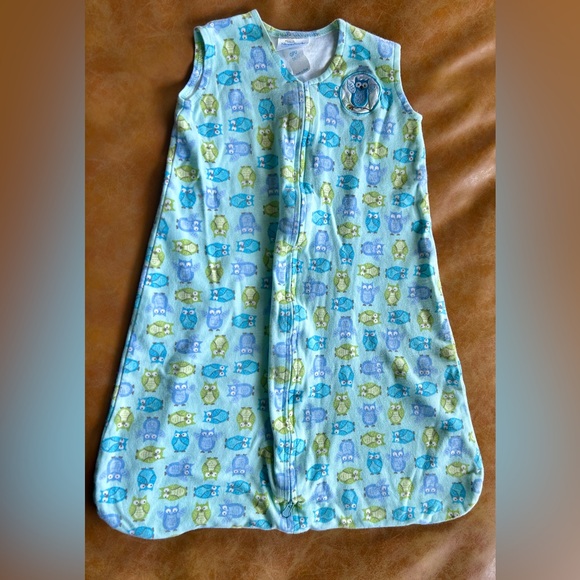 Halo Other - Halo Blue and Green Owl Print Sleep Sack